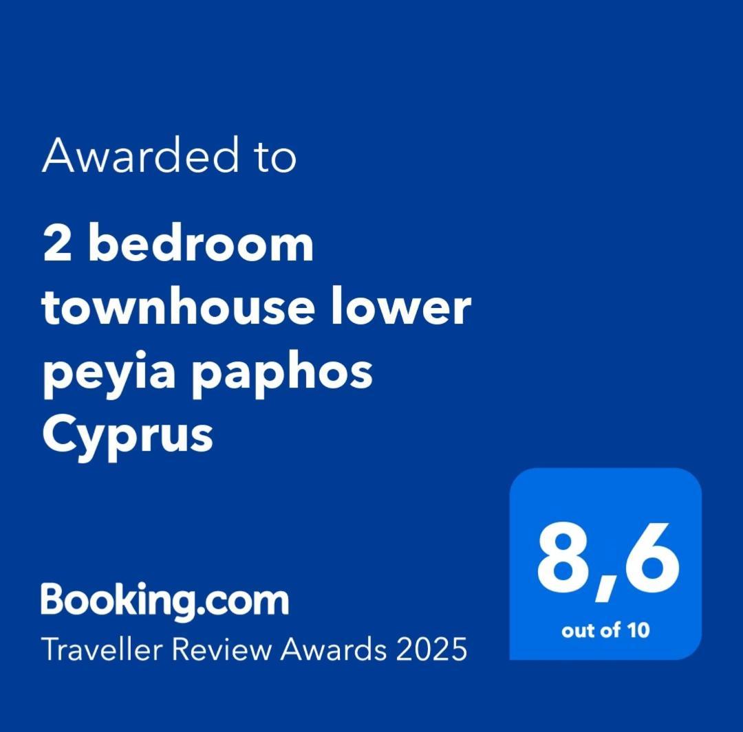2 Bedroom Townhouse Lower Peyia Paphos Cyprus Eksteriør bilde